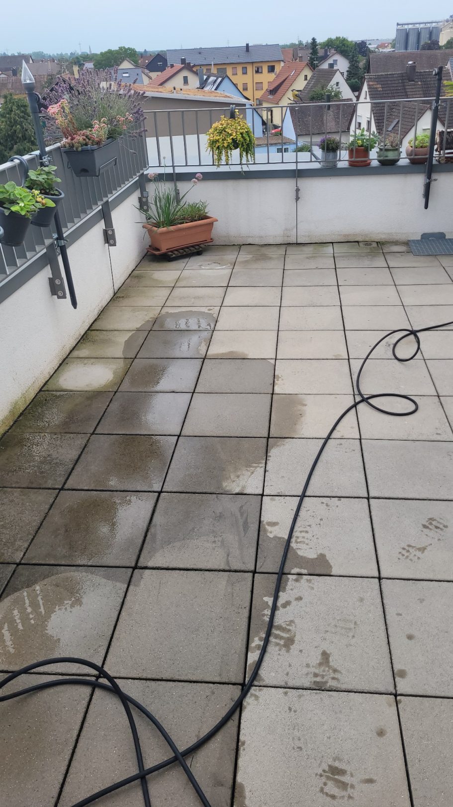 Betonplatten "vorher"