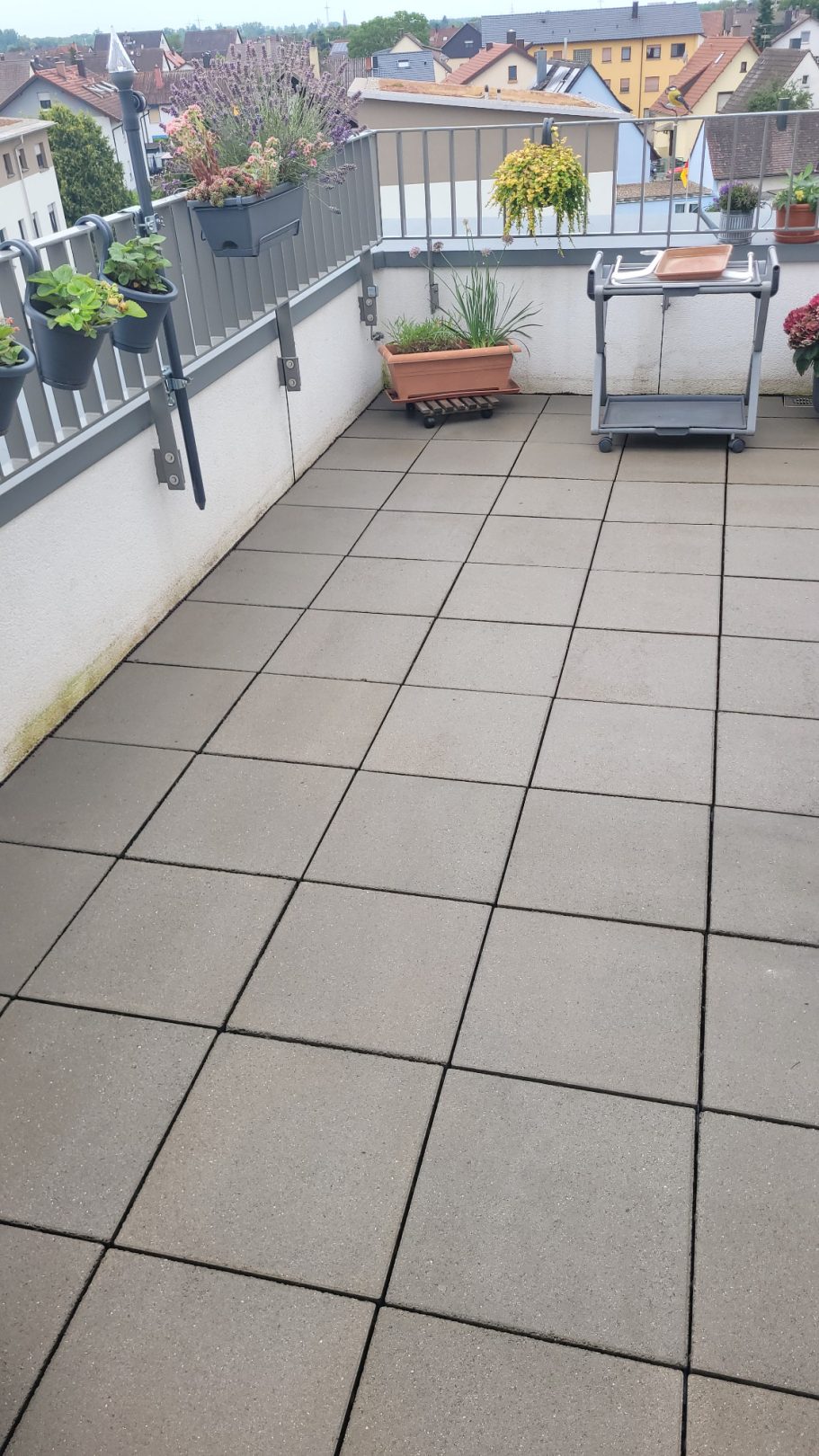 Betonplatten "nachher"